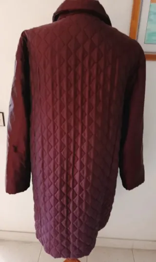 Chaqueta acolchada morada