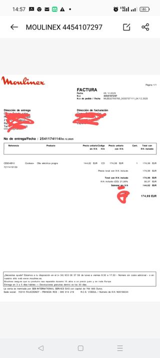 Olla inteligente cookeo 6L moulinex