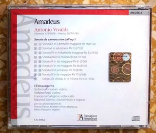 Antonio Vivaldi Sonate da camera op. 1 CD