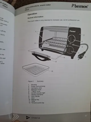 Horno sobremesa Bestron NUEVO