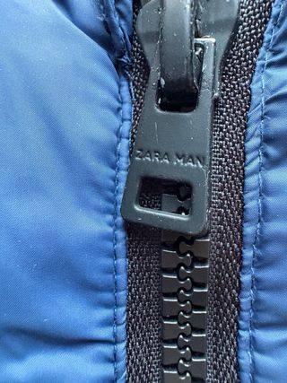 Piumino Zara Man Blu Taglia XL (medidas en fotos)