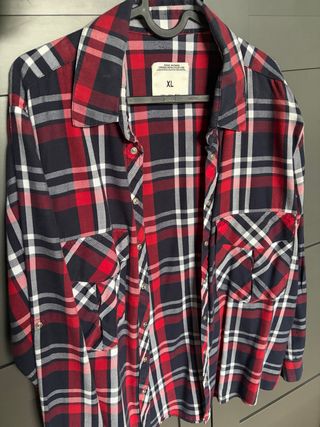 Camisa cuadros Zara XL