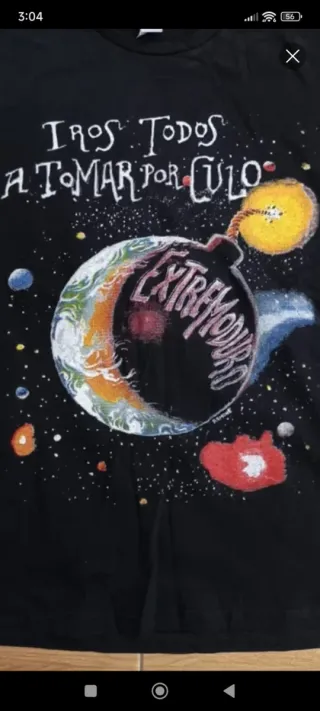 Camiseta Extremoduro Talla S