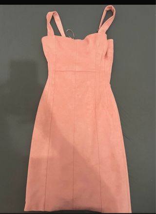 Vestido rosa de tirantes