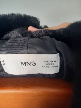 Abrigo pelo Mango T-XL