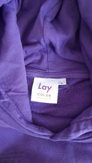 Felpa con cappuccio viola donna