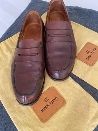 Mocasines John Lobb Marrones T41.5