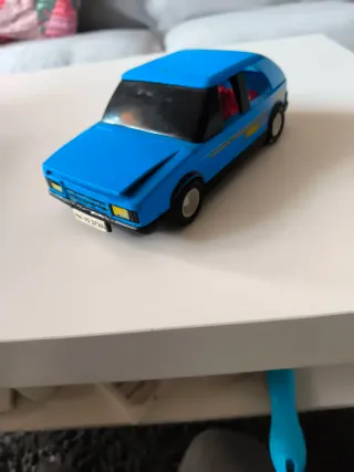 Coche Playmobil azul