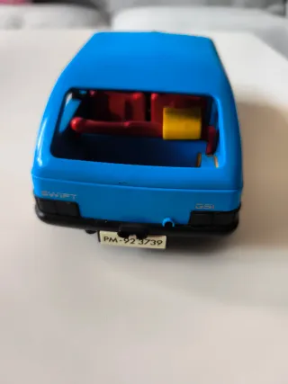 Coche Playmobil azul