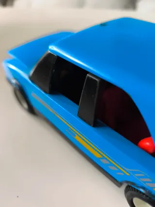 Coche Playmobil azul