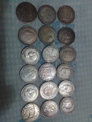 Lote de monedas antiguas