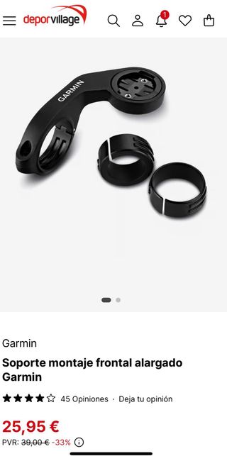 2 Soportes GPS Garmin + Soporte Luz