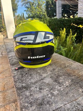 Casco Moto HMX-FOI Ransom Amarillo