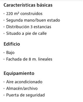 SE ALQUILA o VENDE LOCAL C/ECUADOR PB CORTE INGLES