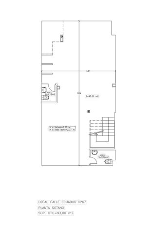 SE ALQUILA o VENDE LOCAL C/ECUADOR PB CORTE INGLES