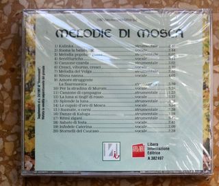 Melodie di Mosca CD Canti Popolari Russe