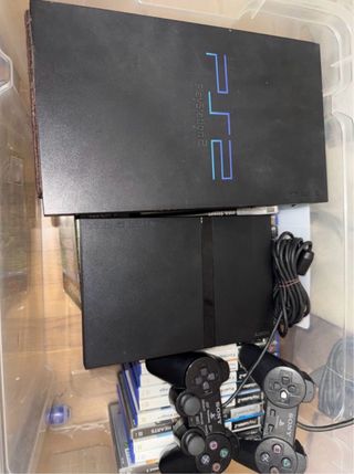 Consola PS2 + Juegos y Mandos