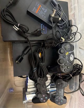 Consola PS2 + Juegos y Mandos