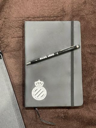 Set de regalo caja, cuaderno y boli RCD ESPANYOL