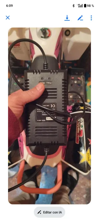 Quad infantil rosa y blanco