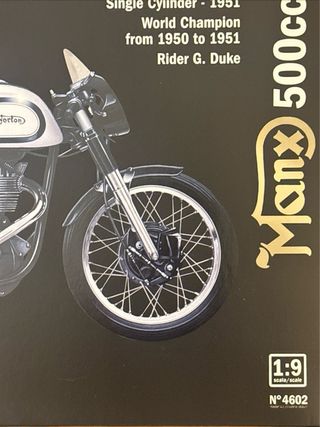 Italeri Norton Manx 500cc 1:9 kit montaggio New