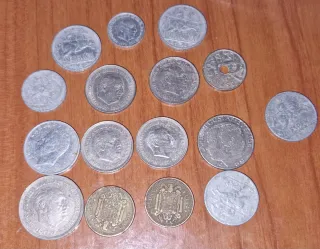 Lote de monedas antiguas