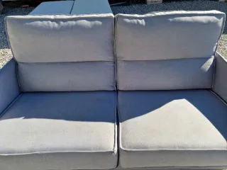 Sofá Cama Gris Tela