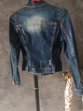 Chaqueta Vaquera Talla 34 Azul