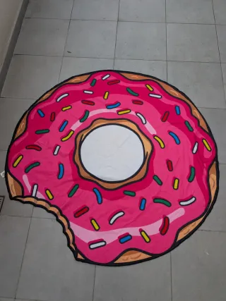 Telo Mare Ciambella Rosa