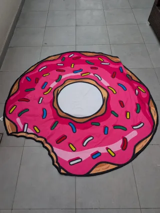 Telo Mare Ciambella Rosa