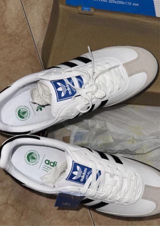Adidas Samba Blancas y Negras
