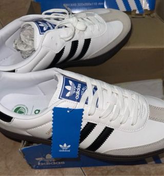Adidas Samba Blancas y Negras