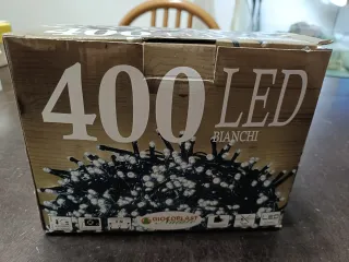 Luci LED Bianche 400 Gioioplast