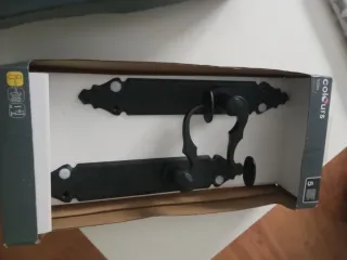 Manillar Puerta Negro (2 unidades)