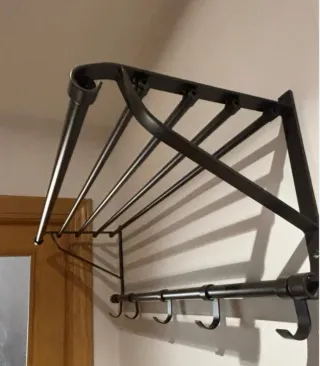 Perchero Metálico Negro Ikea
