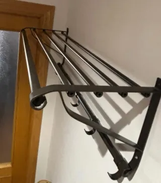 Perchero Metálico Negro Ikea