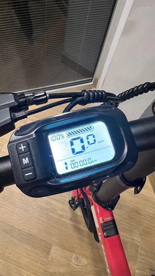 Bicicleta Eléctrica Urban Plegable Roja