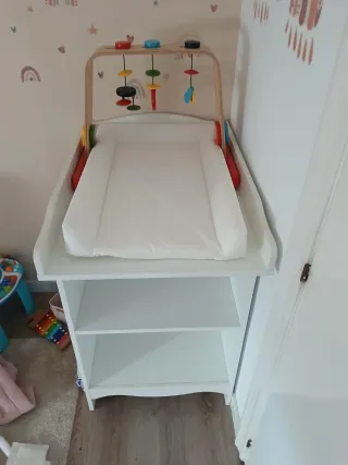 Cochecito de bebé y cambiador