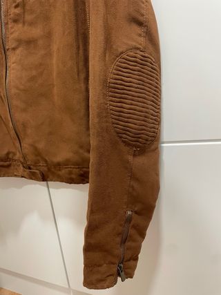 Cazadora Zara Ante Marrón Talla XL