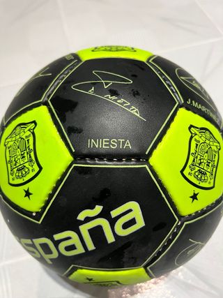 Balón España Mundial 2010 Iniesta Firmado