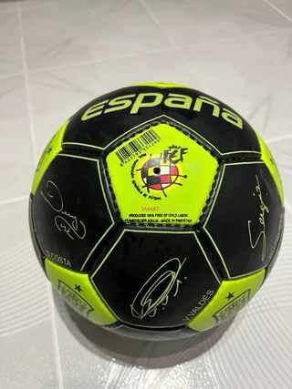 Balón España Mundial 2010 Iniesta Firmado