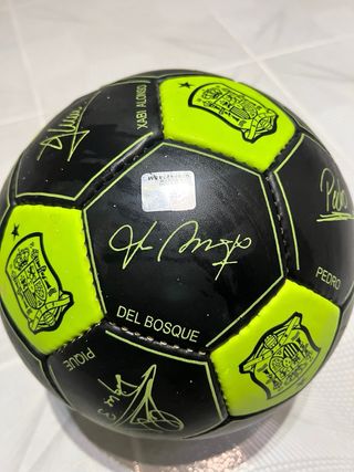 Balón España Mundial 2010 Iniesta Firmado