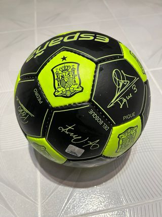 Balón España Mundial 2010 Iniesta Firmado