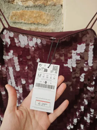 Vestido lentejuelas Stradivarius Nuevo