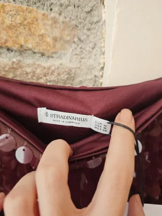 Vestido lentejuelas Stradivarius Nuevo