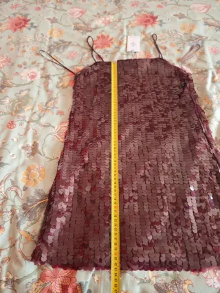 Vestido lentejuelas Stradivarius Nuevo