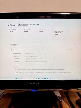 Acer Veriton i5-9400 8GB ram NvMe 256GB Windows 11