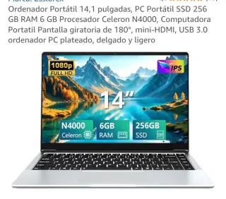 Ordenador portátil nuevo plateado