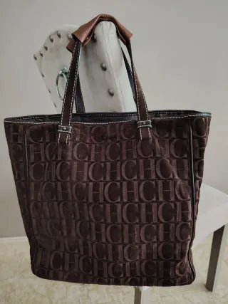 Bolso Tote Carolina Herrera Marrón
