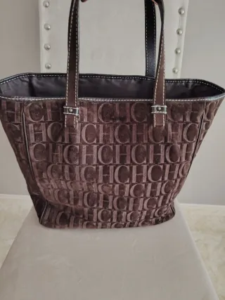 Bolso Tote Carolina Herrera Marrón